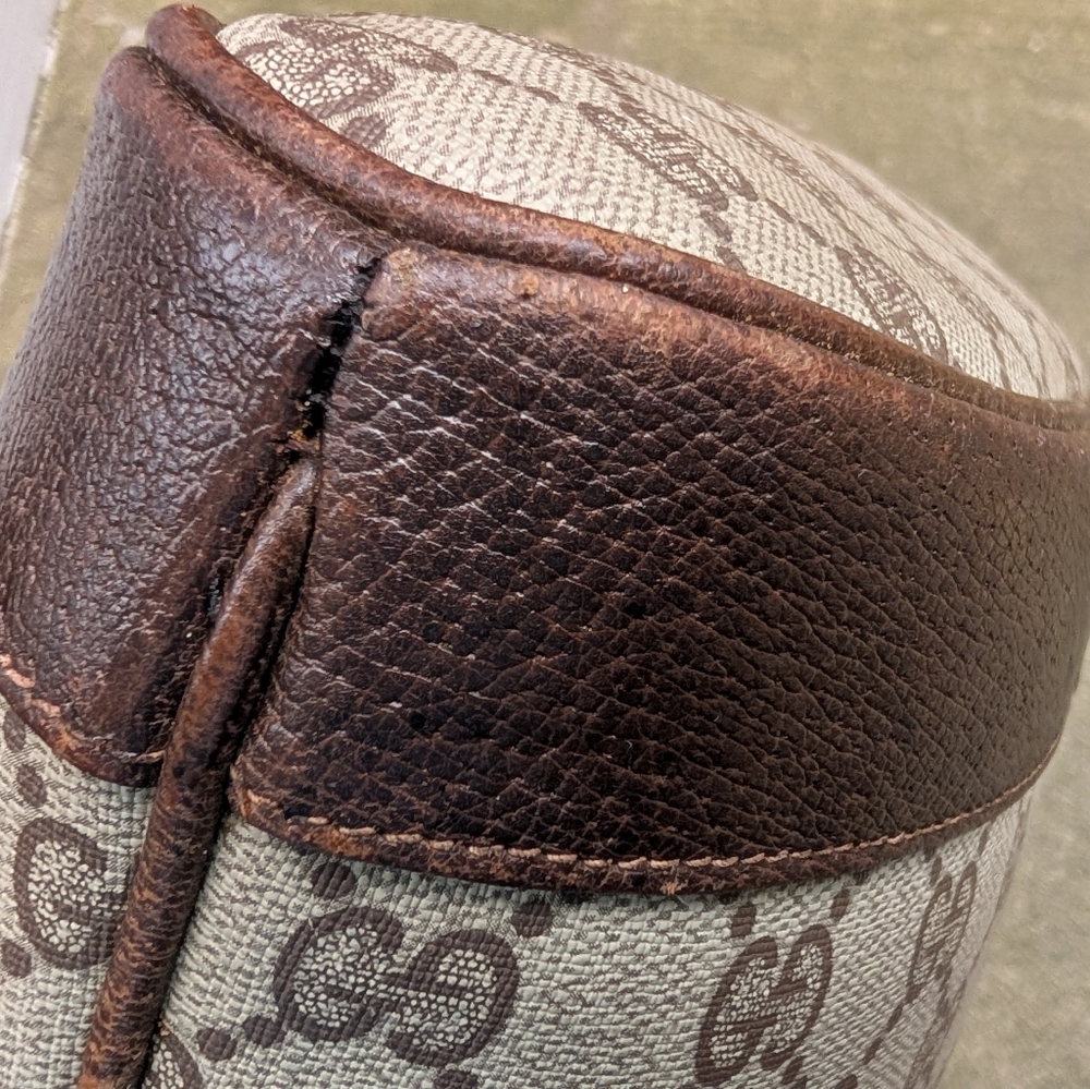 Gucci Vintage GG Coated Canvas Shoulder Bag - VGUC! - Picture 10 of 15